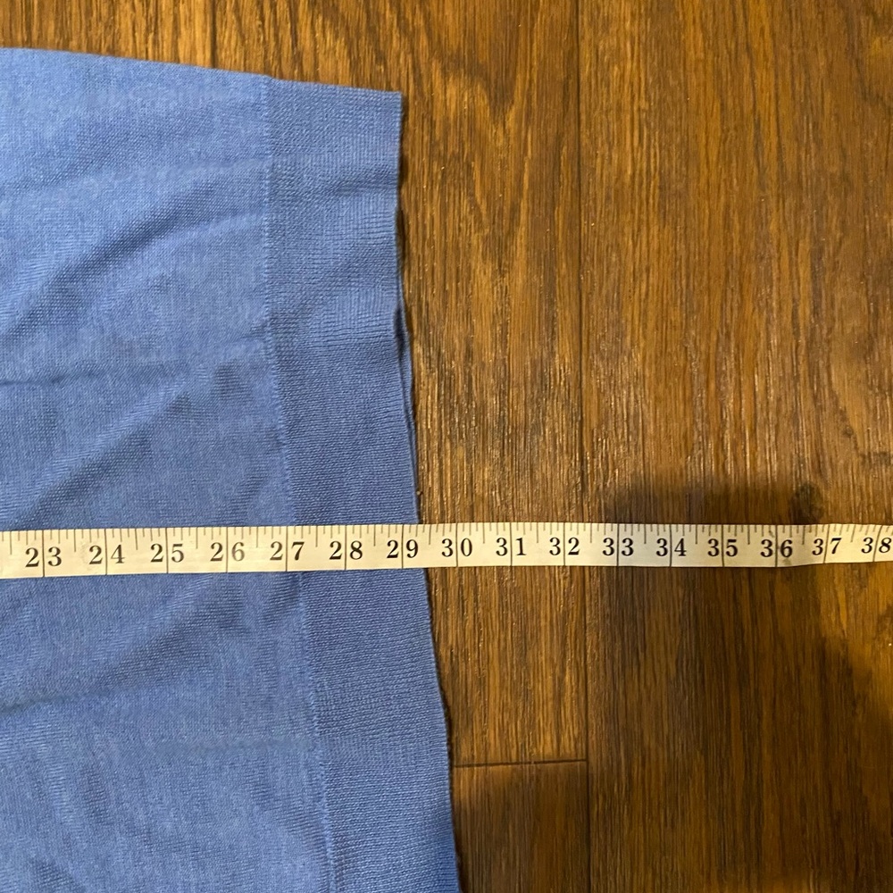 Club Room Light Blue V-Neck Sweater - Picture 4 of 6